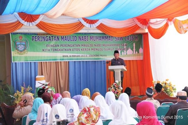 Diskominfo Provsu, Peringati Maulid Nabi Muhammad SAW Tahun 1436 H / 2015 M